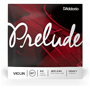 D'Addario Prelude Violin Zestaw strun do skrzypiec 4/4 Heavy Tension 1/3