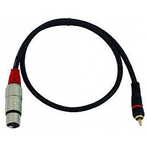 Omnitronic Cable CXF-06R RCA to XLR (f),60cm, red 1/3