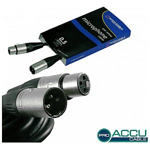 Accu Cable Kabel mikrofonowy AC-PRO-XMXF / 0,5 XLRm / f 0,5 m 1/1