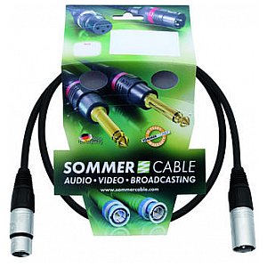 SOMMER XX-09 Kabel mikrofonowy XLR m/f 0,9m 1/4