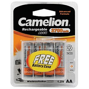 Camelion - 4 ładowalne baterie NiMh AA 2700mAh LR6 1/1
