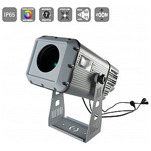 Flash LED Zewnętrzny logo projektor 300W IP65 - Zoom 11-60 i efekty animacyjne 1/9