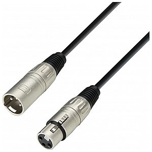 Adam Hall 3 Star - Przewód, kabel mikrofonowy XLR żeński / XLR męski 1 m 1/2