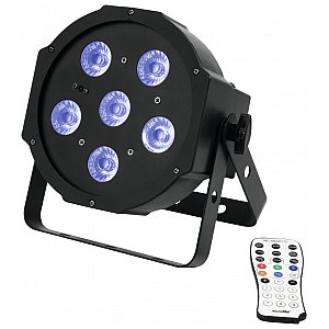 EUROLITE LED SLS-6 UV Floor - Reflektor UV 6 x 3 W UV LED DMX 1/5