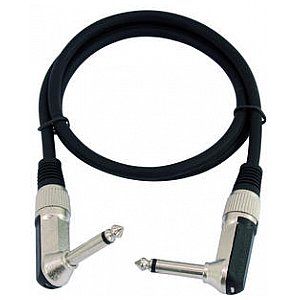 Omnitronic Cable 6,3 plug to 6,3 plug angle 0,3m 1/3