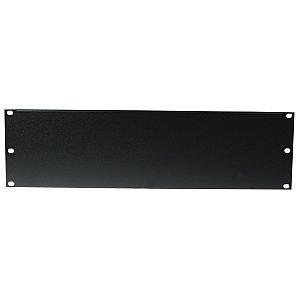 OMNITRONIC Panel rack 19" Z-19U-shaped steel black 3U 1/1