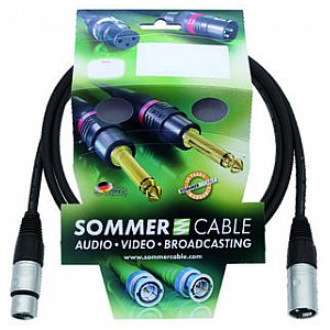 SOMMER XX-15 Kabel mikrofonowy XLR m/f 1,5m 1/4