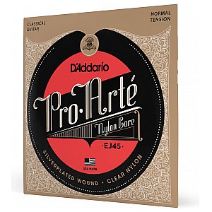 D'Addario EJ45 Pro-Arte Nylon Struny do gitary klasycznej, Normal Tension 1/3