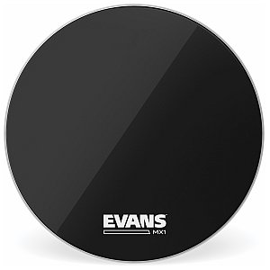 Evans MX1 Czarny Naciąg do bębna marszowego Marching Bass Drum Head 30" 1/3
