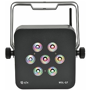 QTX WSL-Q7 wireless RGBW PAR can, reflektor LED PAR 7x8W z akumulatorem i WDMX 1/10