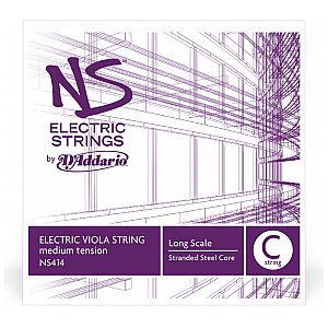 D'Addario NS Electric Struna do altówki C Long Medium Tension 1/2
