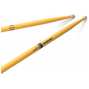 ProMark Rebound 5B Painted Yellow Hickory Pałki perkusyjne Acorn Wood Tip 1/5