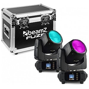 BeamZ ZESTAW 2x Głowa ruchoma 75W LED BEAM FUZE75B z dedykowanym case'm 1/9