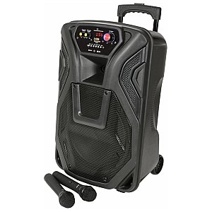 QTX QK12PA PA Speaker 12" 2 mics Media BT, mobilny zestaw nagłośnieniowy 1/5