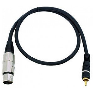 Omnitronic Cable CXF-06 RCA to XLR (f), 60cm, black 1/3