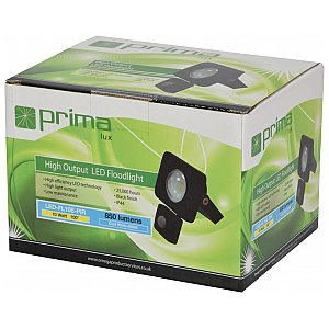primalux LED-FL10E-PIR LED PIR Naświetlacz LED z czujnikiem ruchu IP44 10W 850lm 6500K 1/6