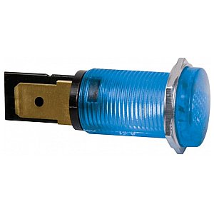 Seder Lampka tablicowa sterownicza, kontrolka ROUND 14mm PANEL CONTROL LAMP 12V BLUE 1/2