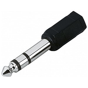 Adapter Jack 3,5mm Stereo / Jack 6,3mm Stereo Adam Hall Connectors 7543 1/1
