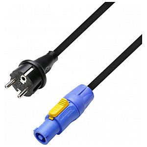 Adam Hall 8101 PCON 0150 - Kabel zasilający CEE 7/7 - Powercon 1.5mm² 1.5m 1/1
