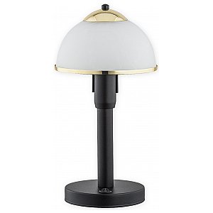 Lava lampka stołowa 1 pł. / czarny matowy + złoty Lemir O2928 L1 CZA + ZL 1/1