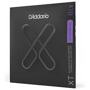 D'Addario XTC44 XT Struny Classical Silver Plated Copper, Extra Hard Tension 1/4