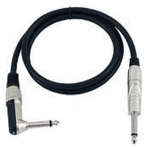 Omnitronic CCable 6,3 plug to 6,3 plug 90° 0,9m 1/4