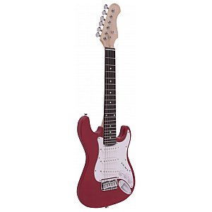 DIMAVERY J-350 E-Guitar ST rt Gitara elektryczna dla dzieci, rozmiar 1/2 1/4