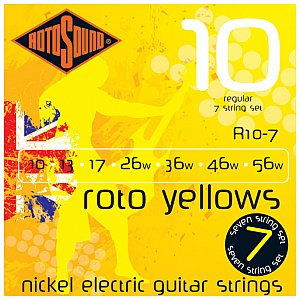 Rotosound Struny gitarowe Roto (owijka niklowa) R10-7 1/1