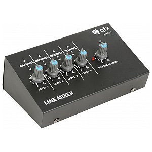 Mikser mikrofonowy QTX MM41  4 Channel Mini Microphone Mixer 1/4