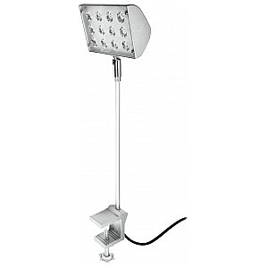 EUROLITE LED KKL-12 Floodlight 3200K silver Naświetlacz LED z wysięgnikiem 1/2