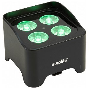 EUROLITE AKKU Mini UP-4 QCL Spot Reflektor uplight IP65 z akumulatorem 1/5
