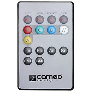 Cameo Light FLAT PAR CAN REMOTE - Pilot kontroler IR do LED PAR 1/1