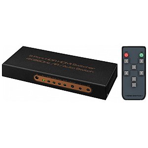 MONACOR HDMS-5014K 5-kanałowy przełącznik HDMI™ 1/1