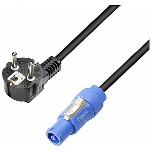 Adam Hall 8101 PCON 0500 X - Główny kabel zasilający CEE 7/7 – Power Twist 1,5 mm² 5 m 1/1
