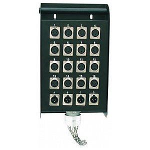 Omnitronic Stage box, 16IN/4OUT XLR without cables 1/3
