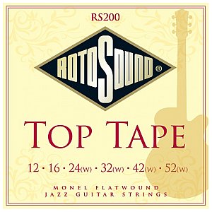 Rotosound Struny gitarowe Top Tape - Monel (gładka owijka) RS200 1/1