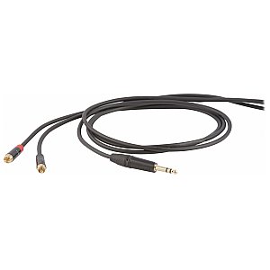 Die Hard DHS530LU18 kabel "INSERT" jack 6,3 mm stereo - wtyk 2 x RCA ONEHERO 1,8m 1/1