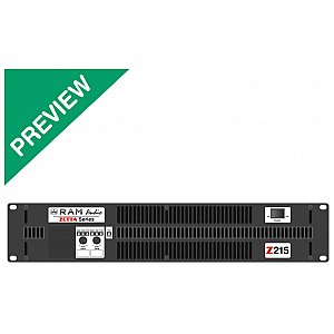 RAM Audio Zetta 215 - 2 x 750 W 2 Ohm, wzmacniacz mocy 1/1