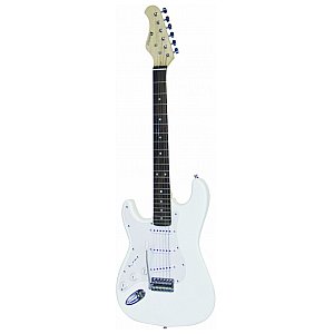Dimavery ST-203 E-Guitar LH, biała, gitara elektryczna leworęczna 1/3