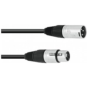 SOMMER Kabel mikrofonowy XLR 3pin 0.5m bk Neutrik 1/4