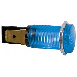 Seder Lampka tablicowa sterownicza, kontrolka ROUND 14mm PANEL CONTROL LAMP 220V BLUE 1/2