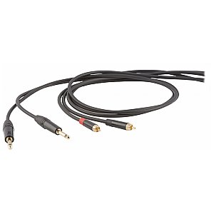 Die Hard DHS535LU18 kabel "STEREO" jack 2 x 6,3 mm mono - 2 x wtyk RCA ONEHERO 1,8m 1/1