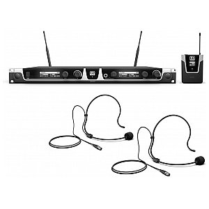 LD Systems U505 BPH2 - Wireless Microphone System with 2 x Bodypack and 2 x Headset 1/6