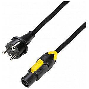 Adam Hall 8101 TCON 0300 - Kabel zasilający CEE 7/7 - Powercon True1 1.5 mm² 3 m 1/1