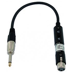 Omnitronic Cable AC-03 XLR(f)/Jack plug mono, 30cm 1/4
