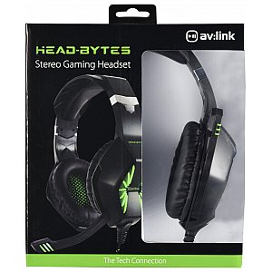 avlink Head-Bytes Gameingowy stereofoniczny zestaw słuchawkowy LED z redukcją szumów i regulacją głośności 1/9