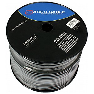Accu Cable AC-SC2-2,5 / 100R-B Kabel głośnikowy 2x2,5mm szpula, krążek 100m 1/1
