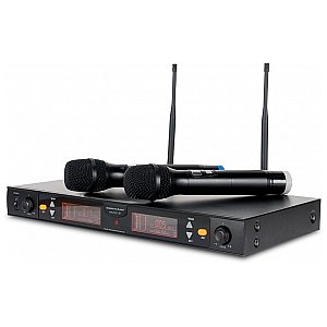 American Audio WM-219 Dwukanałowy system mikrofonów bezprzewodowych UHF 1/1