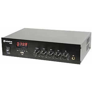 Adastra DM25 wzmacniacz miksujący Digital 100V Mixer-Amp 25W 1/3