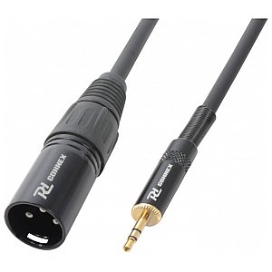Power Dynamics Cable XLR Male-3.5 Stereo 0,5m, przejściówka XLR/Jack 1/1